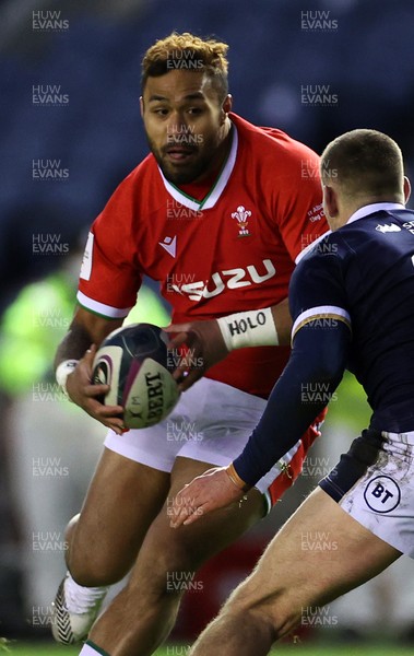 130221 - Scotland v Wales - Guinness 6 Nations - Willis Halaholo of Wales