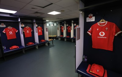 220325  Scotland v Wales, Guinness Women’s Six Nations 2025 - The Wales changing room ahead of the match