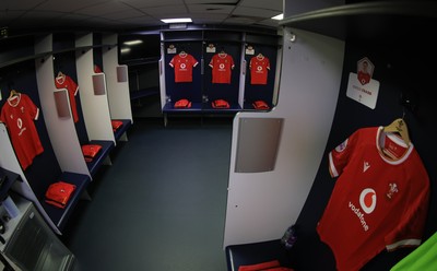 220325  Scotland v Wales, Guinness Women’s Six Nations 2025 - The Wales changing room ahead of the match