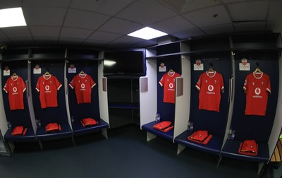 220325  Scotland v Wales, Guinness Women’s Six Nations 2025 - The Wales changing room ahead of the match