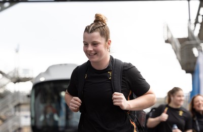 220325  Scotland v Wales, Guinness Women’s Six Nations 2025 -Kate Williams of Wales arrives at the stadium