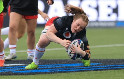 220325  Scotland v Wales, Guinness Women’s Six Nations 2025 - Abbie Fleming of Wales during warm up