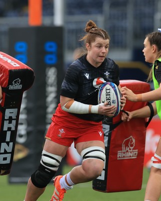 220325  Scotland v Wales, Guinness Women’s Six Nations 2025 - Kate Williams of Wales during warm up