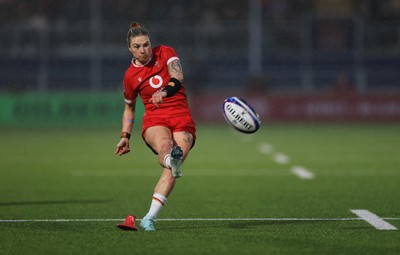 220325  Scotland v Wales, Guinness Women’s Six Nations 2025 - Keira Bevan of Wales kicks conversion