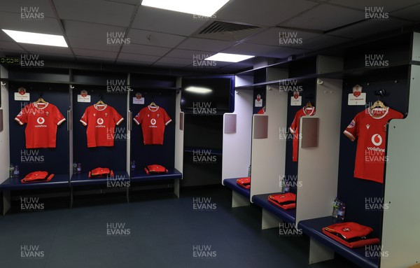 220325  Scotland v Wales, Guinness Women’s Six Nations 2025 - The Wales changing room ahead of the match