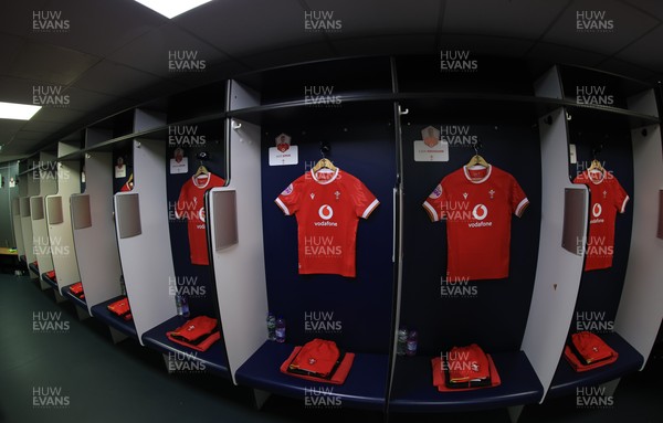 220325  Scotland v Wales, Guinness Women’s Six Nations 2025 - The Wales changing room ahead of the match