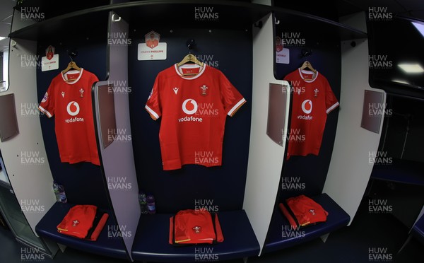 220325  Scotland v Wales, Guinness Women’s Six Nations 2025 - The Wales changing room ahead of the match