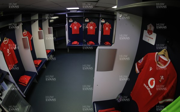 220325  Scotland v Wales, Guinness Women’s Six Nations 2025 - The Wales changing room ahead of the match