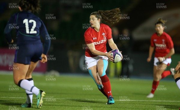 080319 - Scotland Women v Wales Women - Guinness 6 Nations Championship - Robyn Wilkins of Wales