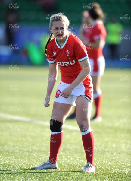 240421 - Scotland Women v Wales Women - Women's Six Nations -  Hannah Jones of Wales