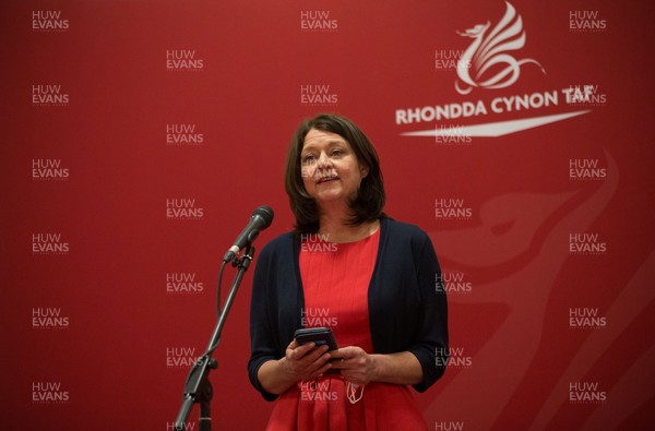 070521 - Welsh Senedd Elections - Plaid Cymru's Leanne Wood makes her speech after losing her Rhondda seat to Labour's Elizabeth Buffy Williams