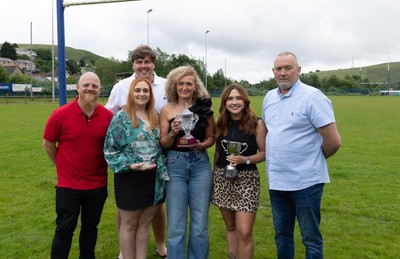 070625 - Senghenydd RFC Sirens celebrate after winning the Admiral Women’s East League Title