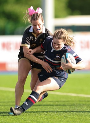 310526 - Senghenydd Sirens v Combined Llantwit Fardre ,Gwernyfed and Porthcawl team, Worthington Mid District Womens Championship Presidents Cup Final - Kacey Morkot of Senghenydd Sirens scores try