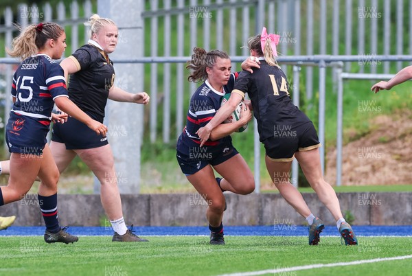 310526 - Senghenydd Sirens v Combined Llantwit Fardre ,Gwernyfed and Porthcawl team, Worthington Mid District Womens Championship Presidents Cup Final - Marnie-Rae George of Senghenydd Sirens scores try