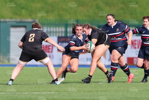 310526 - Senghenydd Sirens v Combined Llantwit Fardre ,Gwernyfed and Porthcawl team, Worthington Mid District Womens Championship Presidents Cup Final - Marnie-Rae George of Senghenydd Sirens scores try