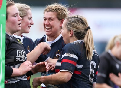 301125 - Senghenydd Sirens v West Swansea Hawks, Womens’ National League - Rhian Bowden of Senghenydd Sirens scores try