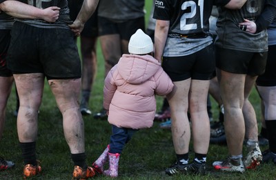 301125 - Senghenydd Sirens v West Swansea Hawks, Womens’ National League - West Swansea Hawks huddle up at the end of the match