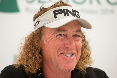 230714 -  The Senior Open Championship Press Conferences, Royal Porthcawl Golf Club, Wales - Miguel Angel Jimenez of Spain during press conference ahead of the start of the Senior Open Championship at Royal Porthcawl