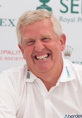 230714 -  The Senior Open Championship Press Conferences, Royal Porthcawl Golf Club, Wales - Colin Montgomerie during press conference ahead of the start of the Senior Open Championship at Royal Porthcawl