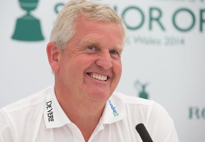 230714 -  The Senior Open Championship Press Conferences, Royal Porthcawl Golf Club, Wales - Colin Montgomerie during press conference ahead of the start of the Senior Open Championship at Royal Porthcawl