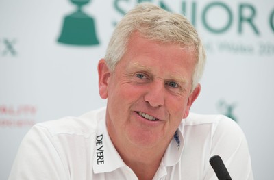 230714 -  The Senior Open Championship Press Conferences, Royal Porthcawl Golf Club, Wales - Colin Montgomerie during press conference ahead of the start of the Senior Open Championship at Royal Porthcawl