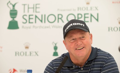 230714 -  The Senior Open Championship Press Conferences, Royal Porthcawl Golf Club, Wales - Ian Woosnam of Wales during press conference ahead of the start of the Senior Open Championship at Royal Porthcawl