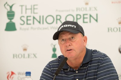 230714 -  The Senior Open Championship Press Conferences, Royal Porthcawl Golf Club, Wales - Ian Woosnam of Wales during press conference ahead of the start of the Senior Open Championship at Royal Porthcawl