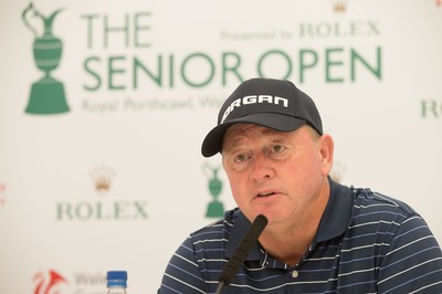 230714 -  The Senior Open Championship Press Conferences, Royal Porthcawl Golf Club, Wales - Ian Woosnam of Wales during press conference ahead of the start of the Senior Open Championship at Royal Porthcawl