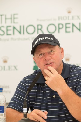 230714 -  The Senior Open Championship Press Conferences, Royal Porthcawl Golf Club, Wales - Ian Woosnam of Wales during press conference ahead of the start of the Senior Open Championship at Royal Porthcawl