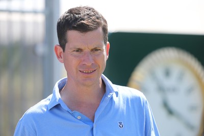 220714 -  The Senior Open Pro Am Competition, Royal Porthcawl Golf Club, Wales - Former Tennis star Tim Henman who was playing in the Pro Am with Sandy Lyle 