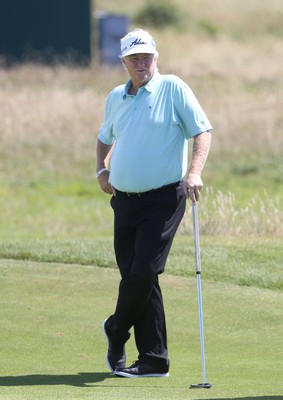 220714 -  The Senior Open Pro Am Competition, Royal Porthcawl Golf Club, Wales - Mark Wiebe of the USA during the Pro Am Tournament played ahead of the start of the Senior Open 2014 