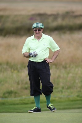 220714 -  The Senior Open Pro Am Competition, Royal Porthcawl Golf Club, Wales - Henry Englehardt, Chief Executive of Admiral Insurance Group during the Pro Am Tournament played ahead of the start of the Senior Open 2014 