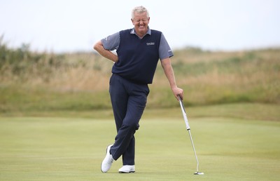 220714 -  The Senior Open Pro Am Competition, Royal Porthcawl Golf Club, Wales - Colin Montgomerie during the Pro Am Tournament played ahead of the start of the Senior Open 2014 