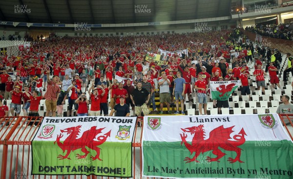 110617 Serbia v Wales Wales fans