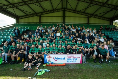 260425 - Seven Sisters v Crynant - Admiral National League 4 West Central - Seven Sisters celebrate winning the league