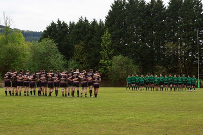 260425 - Seven Sisters v Crynant - Admiral National League 4 West Central - A minute's silence before the match