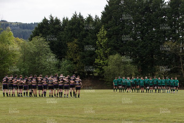 260425 - Seven Sisters v Crynant - Admiral National League 4 West Central - A minute's silence before the match
