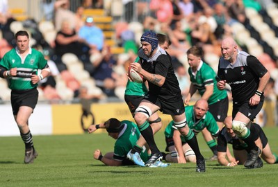 100525 - Seven Sisters v Gwernyfed, Mens Division 4 Cup Final - Craig Kendall of Seven Sisters races in to score try