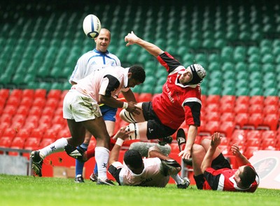 17.05.08 Shane Williams XV v Justin Marshall XV Ryan Jones on the rampage.  