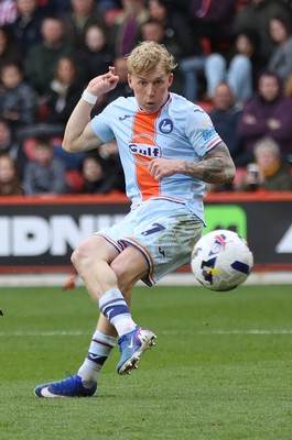 030426 - Sheffield United v Swansea City - Sky Bet Championship - Melker Widell of Swansea 
