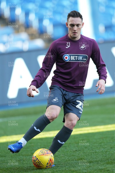 230219 - Sheffield Wednesday v Swansea City - Sky Bet Championship - Connor Roberts  of Swansea 