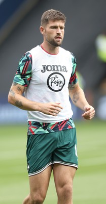 300825 - Sheffield Wednesday v Swansea City - Sky Bet Championship - Cameron Burgess of Swansea