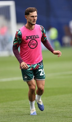 300825 - Sheffield Wednesday v Swansea City - Sky Bet Championship - Liam Cullen of Swansea 