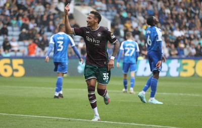 300825 - Sheffield Wednesday v Swansea City - Sky Bet Championship - Ronald of Swansea celebrates scoring their 2nd goal