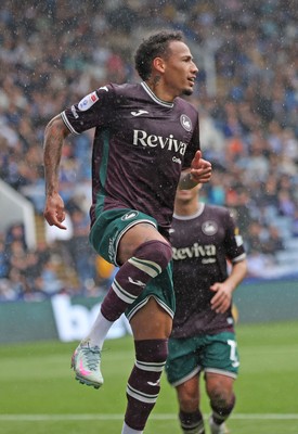 300825 - Sheffield Wednesday v Swansea City - Sky Bet Championship - Ronald of Swansea celebrates scoring their 2nd goal