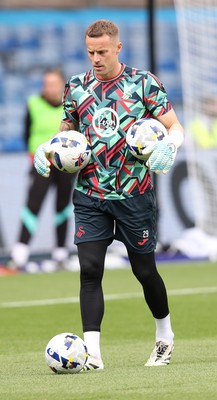 300825 - Sheffield Wednesday v Swansea City - Sky Bet Championship - Paul Farman of Swansea