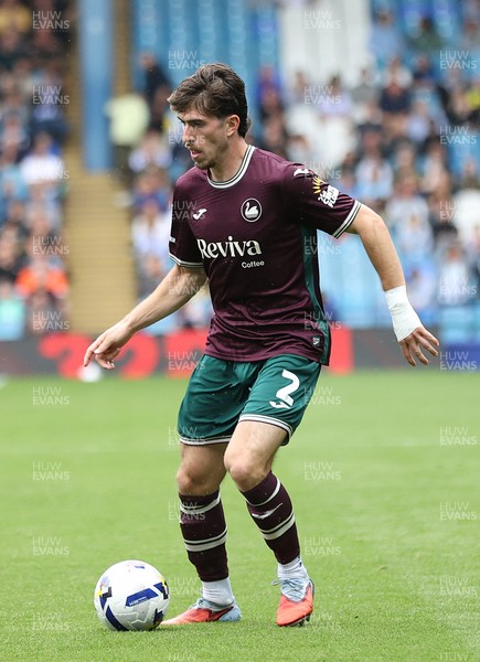 300825 - Sheffield Wednesday v Swansea City - Sky Bet Championship - Joshua Key of Swansea