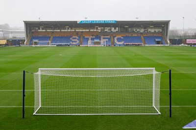 151125 - Shrewsbury Town v Newport County - Sky Bet League 2 - A general view of Croud Meadow, Home of Shrewsbury Town