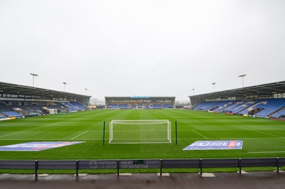 151125 - Shrewsbury Town v Newport County - Sky Bet League 2 - A general view of Croud Meadow, Home of Shrewsbury Town