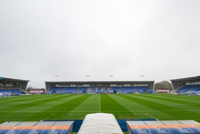 151125 - Shrewsbury Town v Newport County - Sky Bet League 2 - A general view of Croud Meadow, Home of Shrewsbury Town